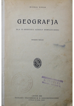 Geografja 1930 r.