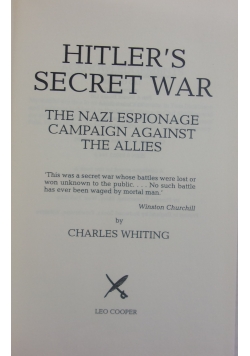 Hitler's secret war
