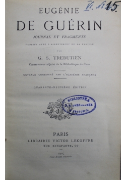 De Guerin 1907 r.