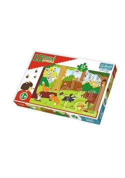 Puzzle Maxi Zwierzęta w lesie 15