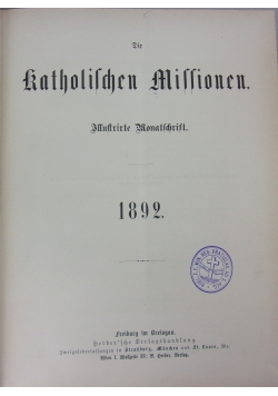 Die Katholischen Millionen, ok 1893 r.