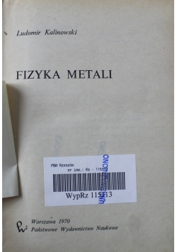 Fizyka metali