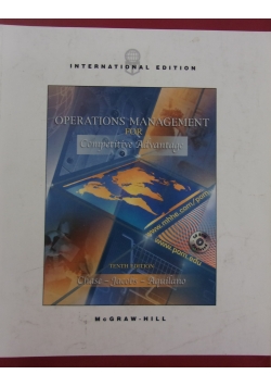 Operations Management for Copetitive Adventage