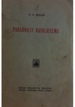 Paradoksy katolicyzmu, 1922 r.