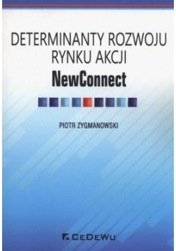 Determinaty rozwoju rynku akcji NewConnect