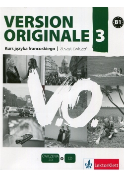 Version Originale 3 Kurs języka francuskiego Zeszyt ćwiczeń + CD