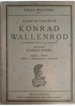 Konrad Wallenrod, 1930 r.