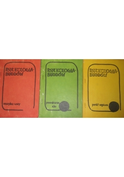 Psychologia buddów, zestaw 3 książek
