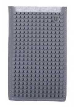 Pixelbags Etui uniwersalne na tel. szaro - szare