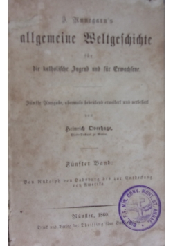 Allgemeine Weltgeschichte,1860r.