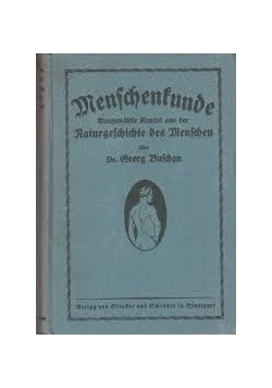 Menschenkunde, 1923 r.