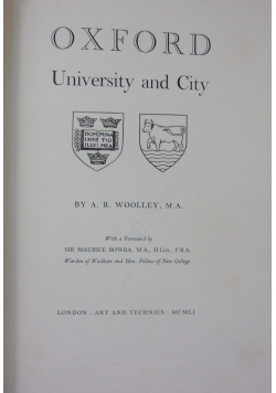 Oxford University and city