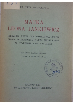 Matka Leona Jankiewicza, 1929