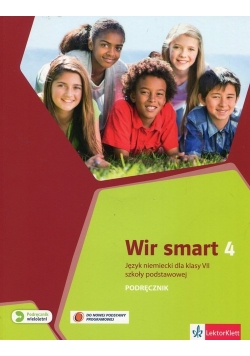 Wir Smart Język niemiecki 4 Podręcznik dla klasy VII z płytą CD, nowe