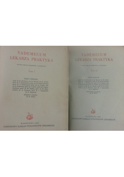 Vademecum lekarza praktyka tom I-II