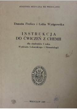 Instrukcja do ćwiczeń z chemii