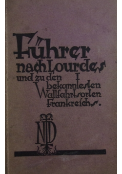 Fuhrer nach lourdes
