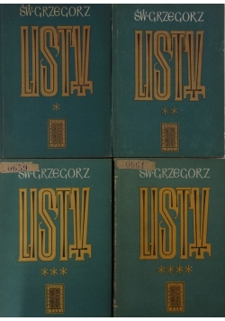 Św  Grzegorz Wielki Listy zestaw 4 książek