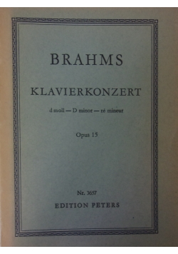 Brahms Klavierkonzert