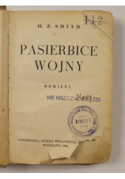 Pasierbice wojny, 1934 r.