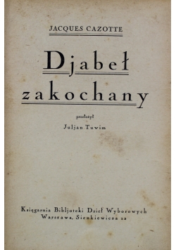 Djabeł zakochany 1925 r