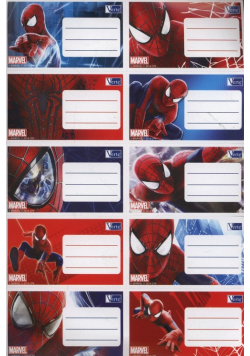 Naklejki na zeszyty Ultimate Spider-Man 10 sztuk