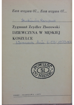 Ewa wzywa 07... Ewa wzywa 07..., Dziewczyna w męskiej koszulce, powieść 51-62