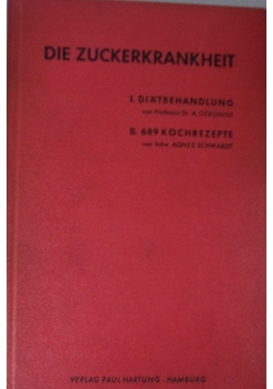 Die Zuckerkrankheit, 1939 r.