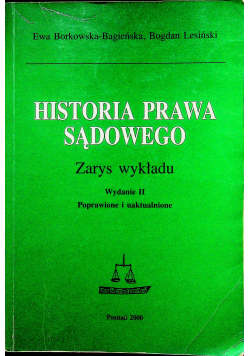 Historia Prawa Sądowego