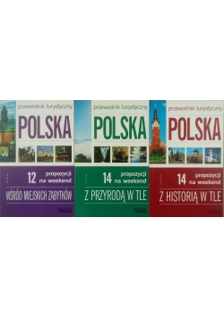 Przewodnik turystyczny Polska, Zestaw 3 książek