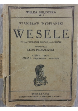 Wesele, 1930r.