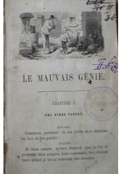 Le Mauvais Genie 1869 r.