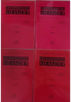 Meander, Rok LVIII 1/2003, 2/2003, 3-4/2003, 5-6/2003