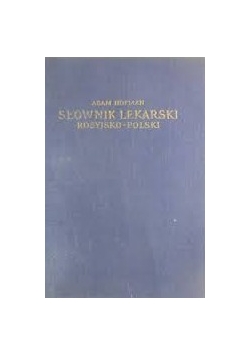 Słownik lekarski Rosyjsko Polski