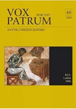 Vox Patrum ,Rok XXV