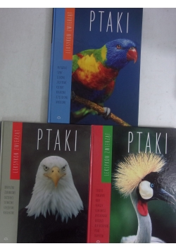 Ptaki, zestaw 3 książek