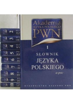 Akademia Języka Polskiego PWN tom 1 do 10