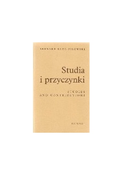 Studia i przyczynki