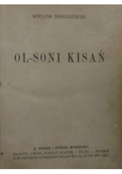 Ol - soni Kisan, ok. 1922 r.