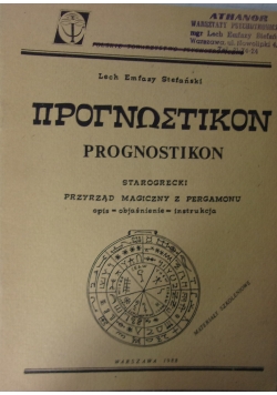 Prognostikon, Starogrecki przyrząd magiczny pergaminu