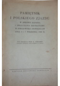 Pamiętnik I polskiego zjazdu