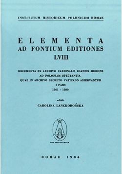 Elementa ad fontium editiones LVIII