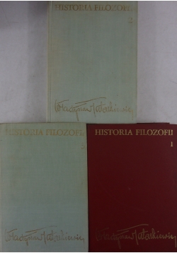 Historia filozofii, Tom I-III