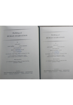 The Biology of Human Starvation volume 1 i 2 195 r.0