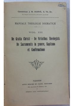 Manuale theologiae dogmaticae