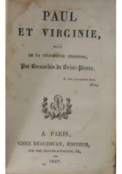 Paul et virginie, 1837 r.