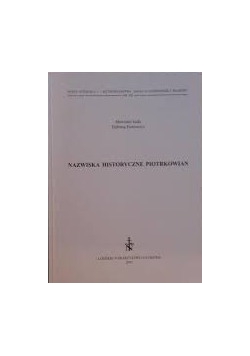 Nazwiska Historyczne Piotrkowian