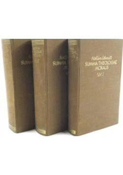 Summa Teheologiae Moralis, Tom I,II,III