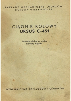 Ciągnik kołowy URSUS C-451