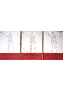 Atlas anatomii człowieka tom. 1-3, zestaw 3 książek